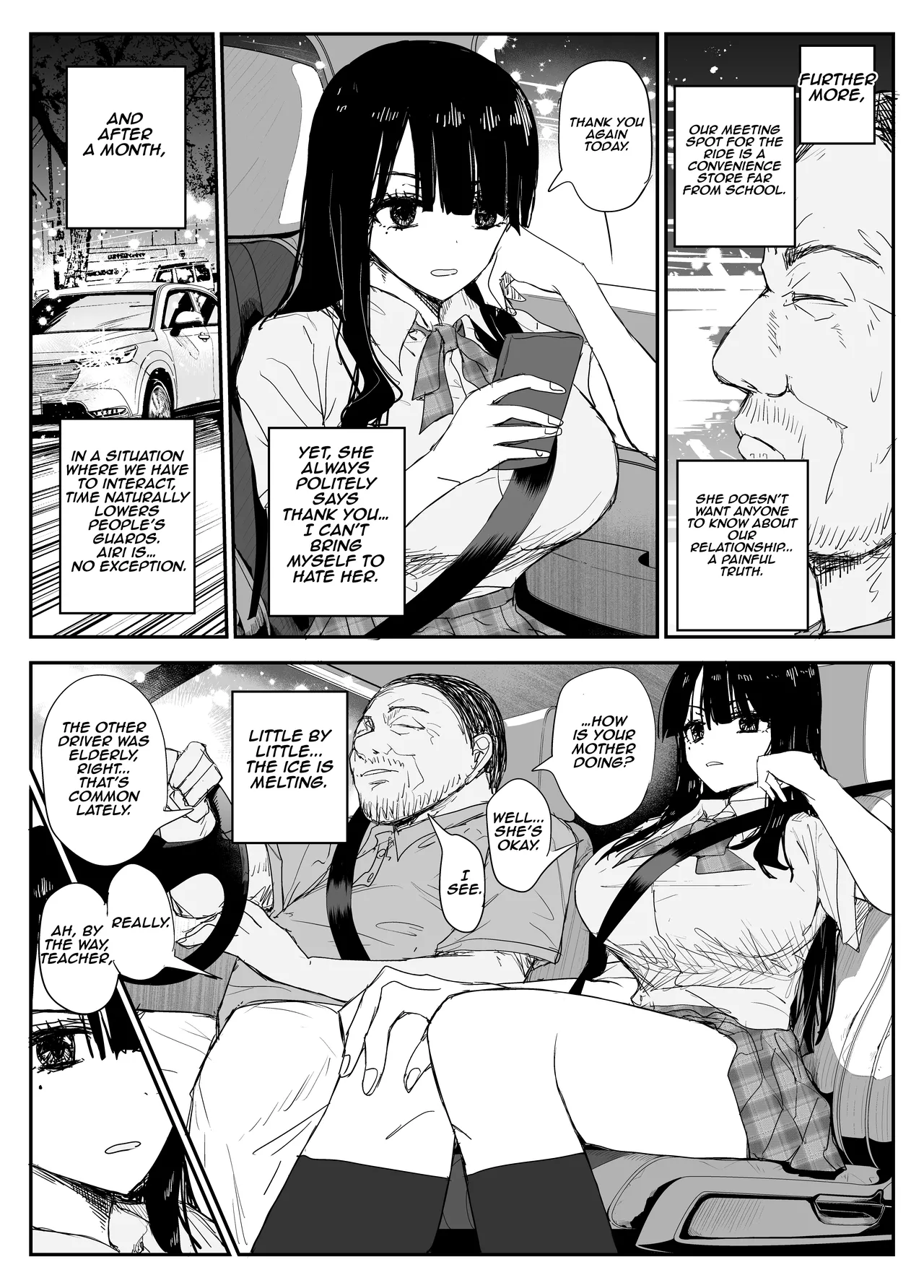 Hentai Manga Comic-Kiss-Sex Diary with My Student ~Big Boobs, Big Areolas, French Kiss, and Saliva Exchange Sex with My 'Student'~-Read-19